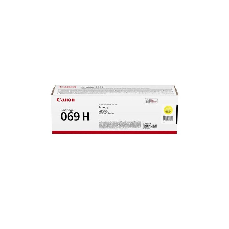 Toner Original CANON 069H Amarillo - 5095C002 [PAG-5500]