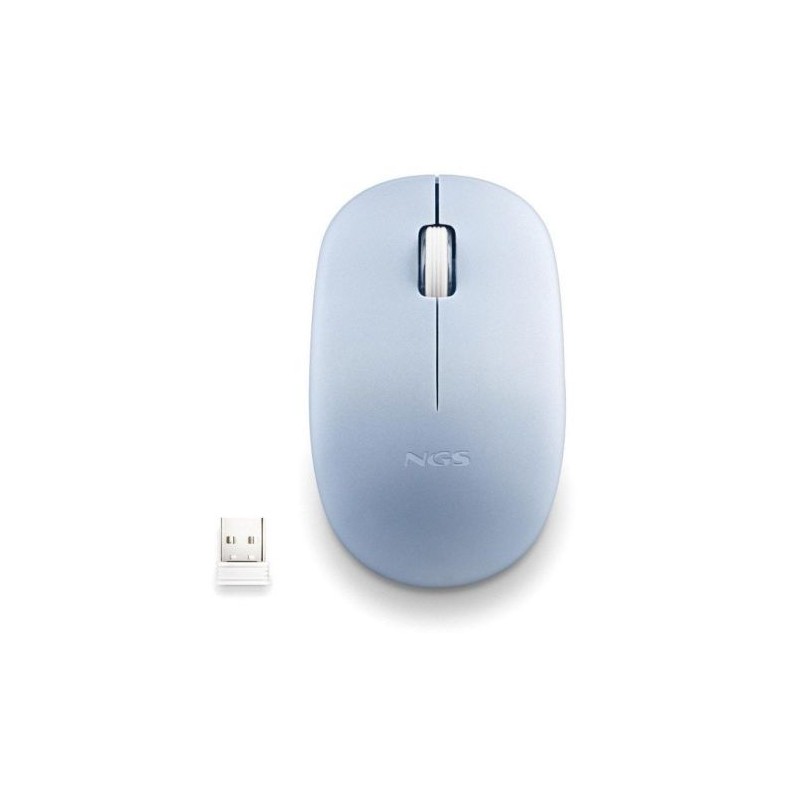 Ratón Inalámbrico NGS Fog Pro FOGPROBLUE - USB · 1000DPI · Azul
