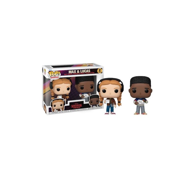 Pack 2 FUNKO POP Max y Lucas - Stranger Things - 889698801393