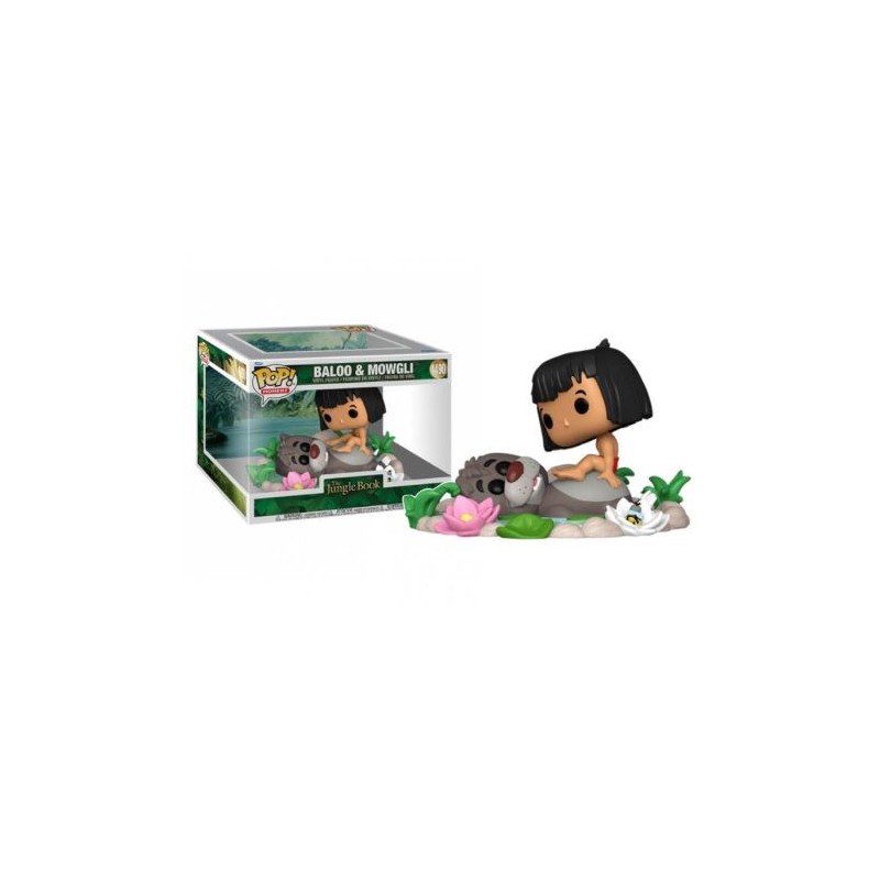 FUNKO POP Baloo y Mowgli 1490 - El Libro de la Selva - 889698807890