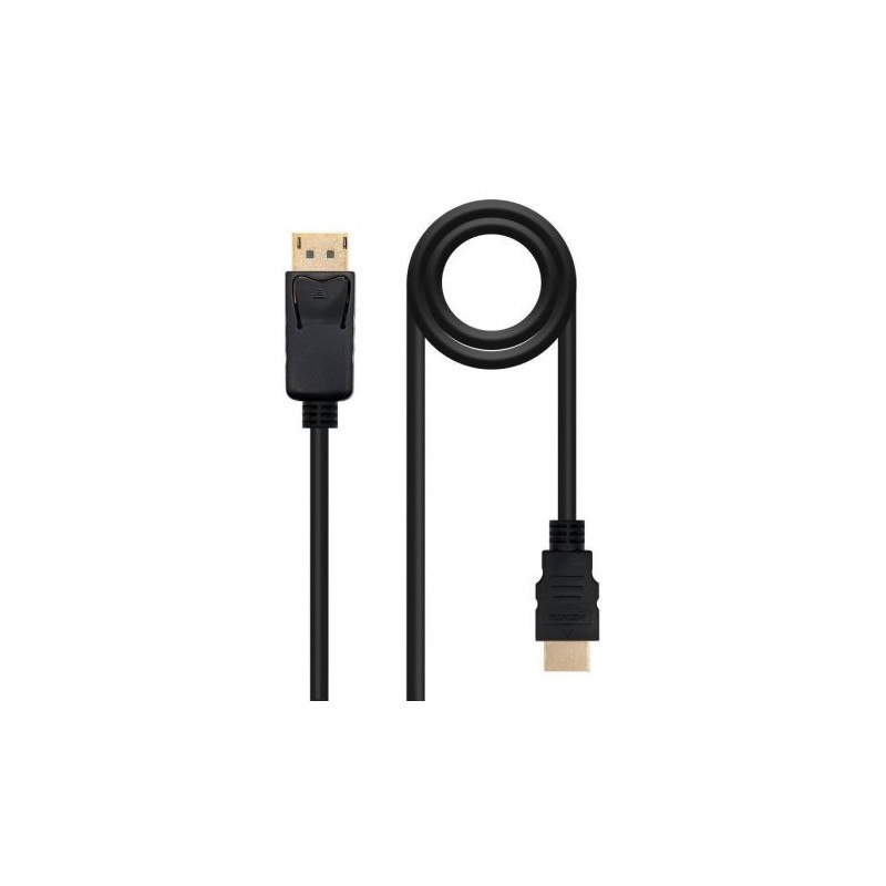 Cable Conversor Displayport/M a HDMI/M - 1.5m · Negro