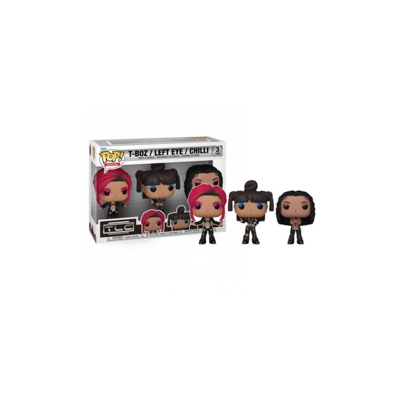 Pack 3 FUNKO POP T-Boz, Left Eye y Chilli - TLC - 889698797092
