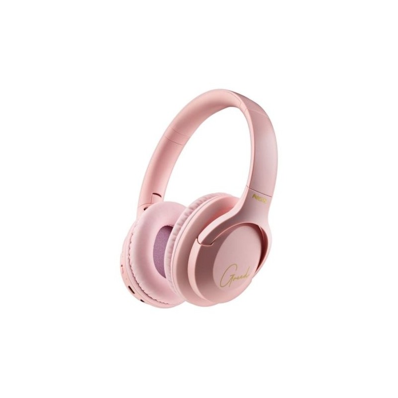 Auriculares Diadema Inalámbricos NGS Artica Greed - USB Tipo C · BT 5.1 · Micrófono · Rosa