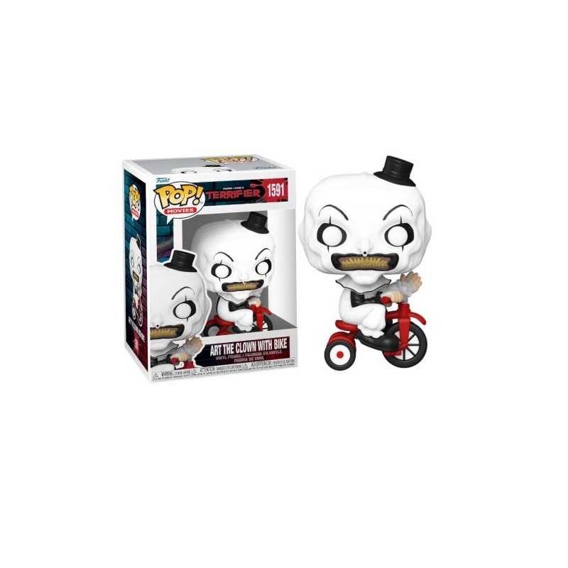 FUNKO POP Arte el Payaso en Bicicleta 1591 - Terrifier - 889698807067