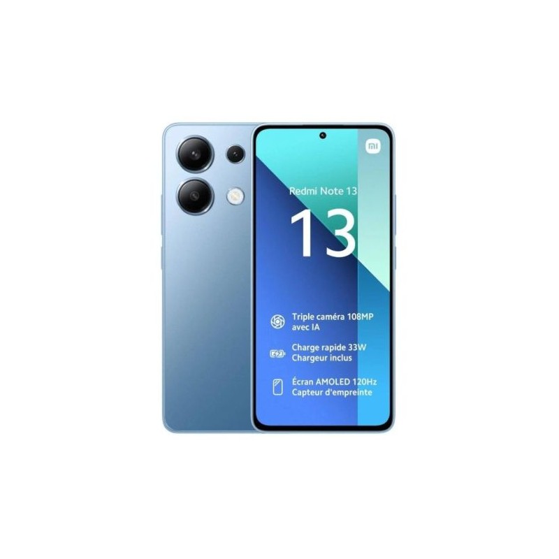 Smartphone XIAOMI Redmi Note 13 MZB0FZ0EU - NFC · Snapdragon 685 · 6.67 AMOLED · 6GB · 128GB · Android · Azul