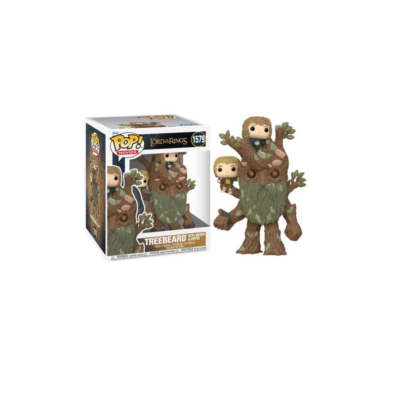 FUNKO POP Bárbol con Merry y Pippin 1579 - El Señor de los Anillos 15cm  - 889698808347