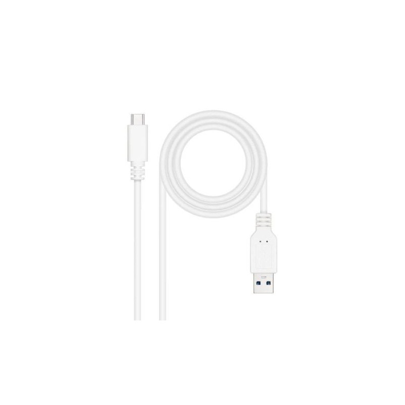Cable USB 3.1Tipo C/M a USB Tipo C/M - 1m · Blanco