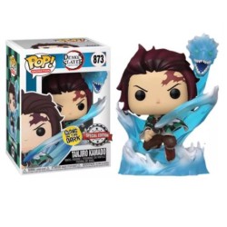 FUNKO POP Tanjiro Kamado con Dragón 873 - Demon Slayer Edicion Especial Brillante en la Oscuridad - 889698496803