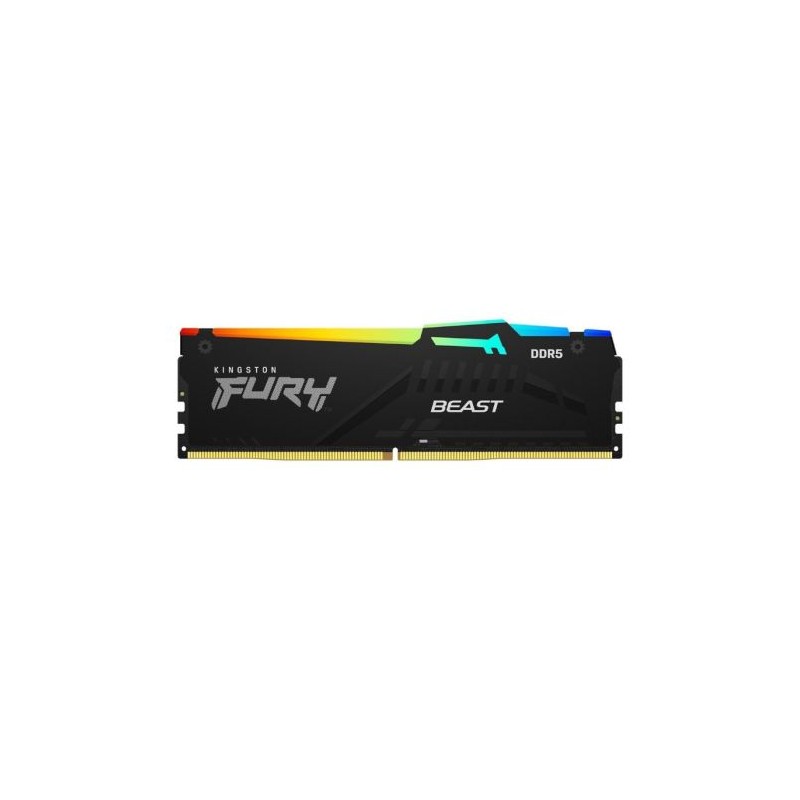 Memoria RAM KINGSTON Fury Beast RGB 32GB DDR5 5600MHz CL40 DIMM - KF556C40BBA-32