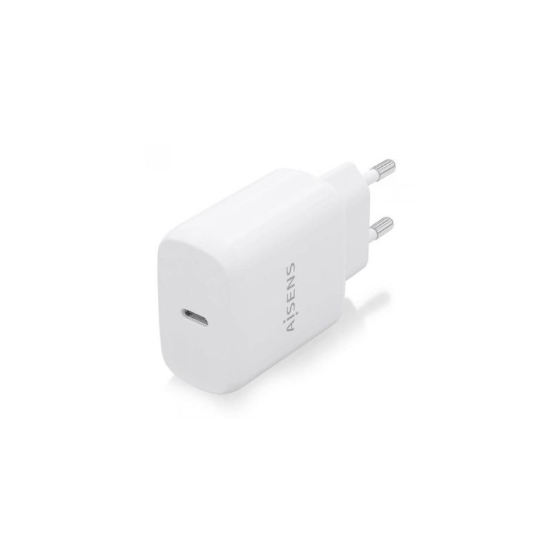 Cargador de Pared AISENS A110-0756 - 25W · USB Tipo C · Blanco