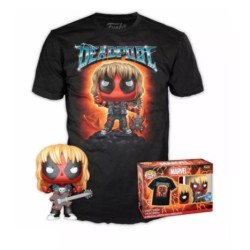 FUNKO POP + Camiseta M Deadpool - 889698750585
