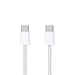Cable de Carga USB Tipo C a USB Tipo C - 1m · Blanco