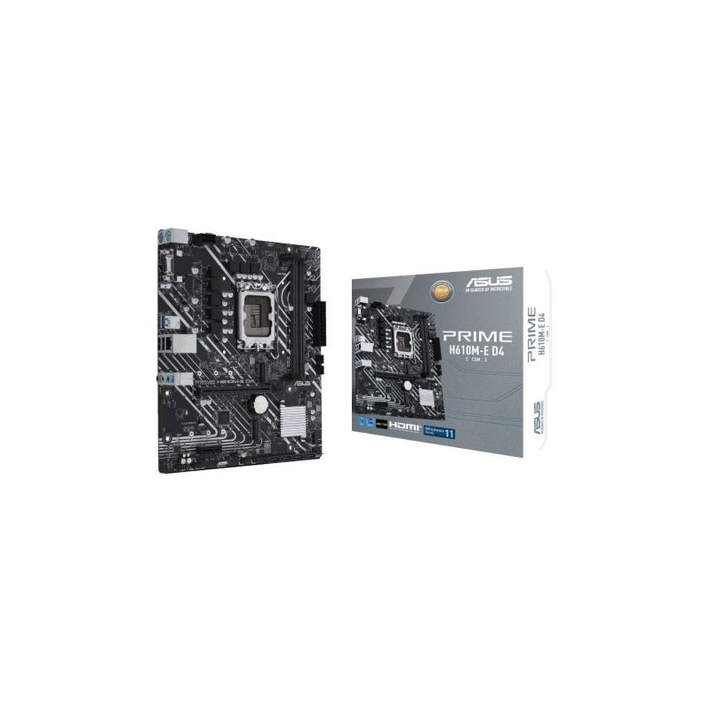 Placa Base ASUS Prime H610M-E 90MB19N0-M1EAYC - Socket 1700 · DDR4 · MicroATX