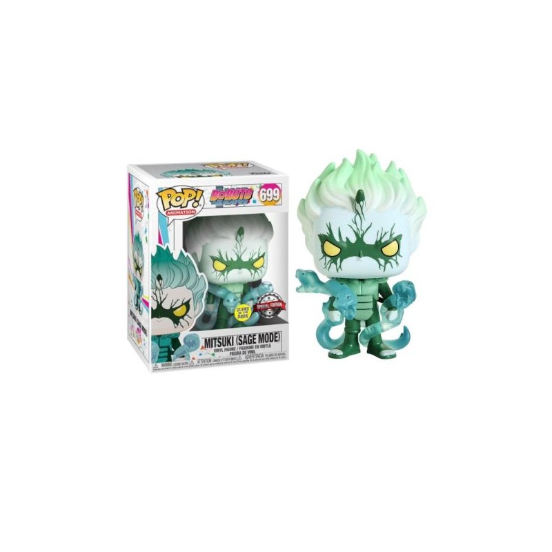 FUNKO POP Mitsuki Modo Sabio 699 - Boruto Edición Especial Brillante en la Oscuridad - 889698460798