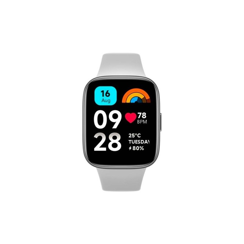 Smartwatch XIAOMI Redmi Watch 3 Active - 1,83 AMOLED · 5ATM · BT. 5.3 · Bat. 289mAh · GPS · Gris