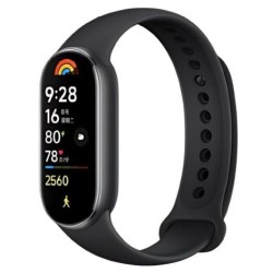 Smartband XIAOMI Band 9 BHR8337GL - 1.62 AMOLED · 5ATM · BT. 5.4 · Frecuencia Cardiaca · Android/iOs · Negro