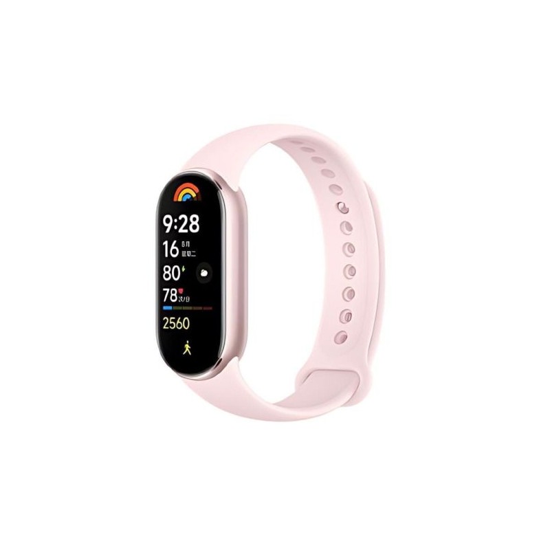 Smartband XIAOMI Band 9 BHR8345GL - 1.62 AMOLED · 5ATM · BT. 5.4 · Frecuencia Cardiaca · Android/iOs · Rosa