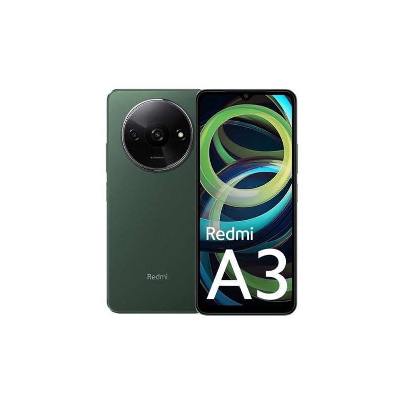 Smartphone XIAOMI Redmi A3 - Octa-Core · 6.71 AMOLED · 4GB · 128GB · Android 14 · Verde