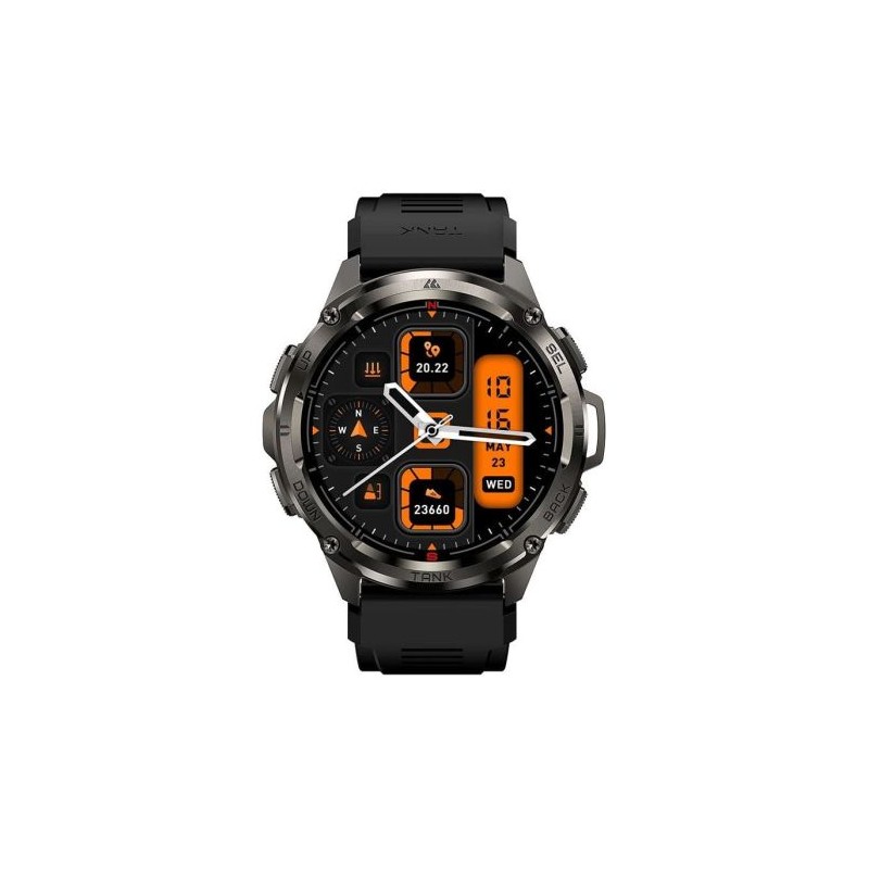 Smartwatch KOSPET Tank T3 Ultra - 1.43 · 466x466 · 5ATM · Bat. 500mAh · GPS · Negro