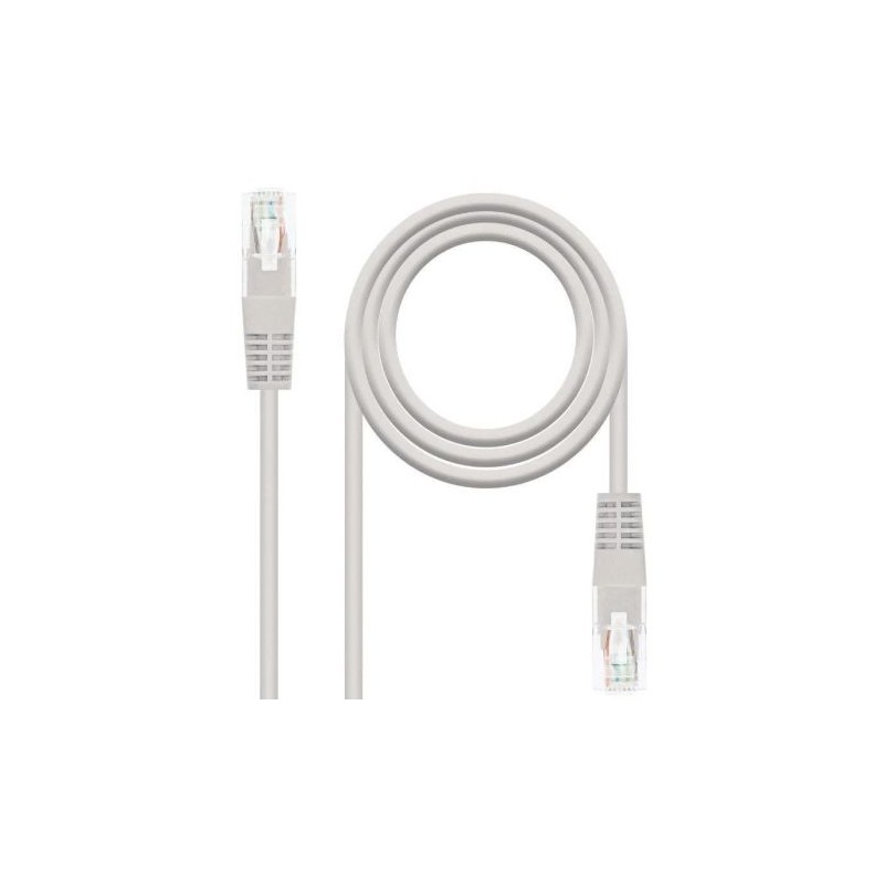 Cable de Red Latiguillo RJ45 UTP Cat.6 - 1.5m · Gris