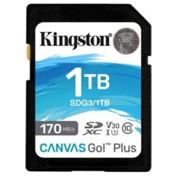 Tarjeta de Memoria KINGSTON Canvas Go Plu SDG3/1TB - 1TB · Clase 10