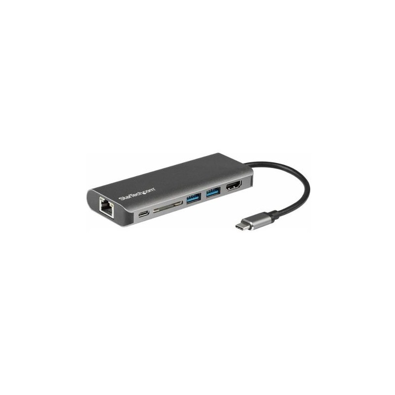 Docking USB Tipo C STARTECH DKT30CSDHPD3 - 3xUSB 3.0 · 1xUSB Tipo C PD ·  2xUSB · 1xHDMI 4K · 1xRJ45 · 1xLector de Tarjetas