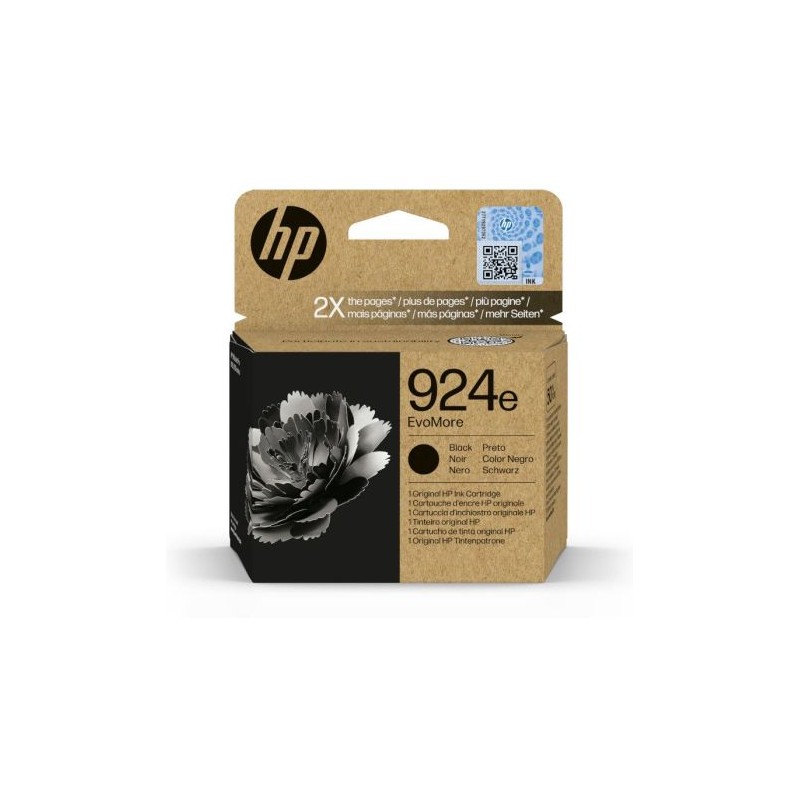 Cartucho  Original HP 924e Negro - 4K0V0NE [PAG-1000]