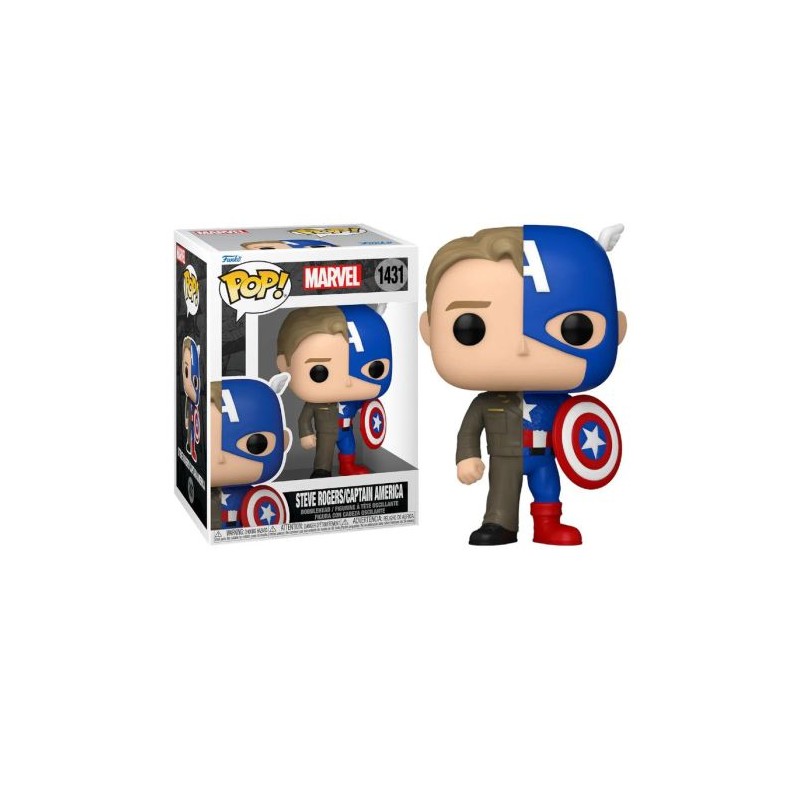 FUNKO POP Steve Rogers y Capitan America 1431 - Marvel - 889698808910