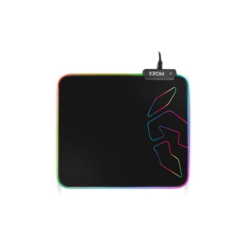Alfombrilla Gaming  KROM Knout NXKROMKNTRGB - 320x270x3mm· RGB · Negro