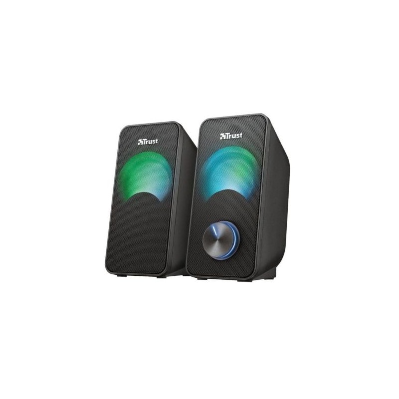 Altavoces TRUST Arys - 2.0 · USB · 12W · PC/macOS · Negro