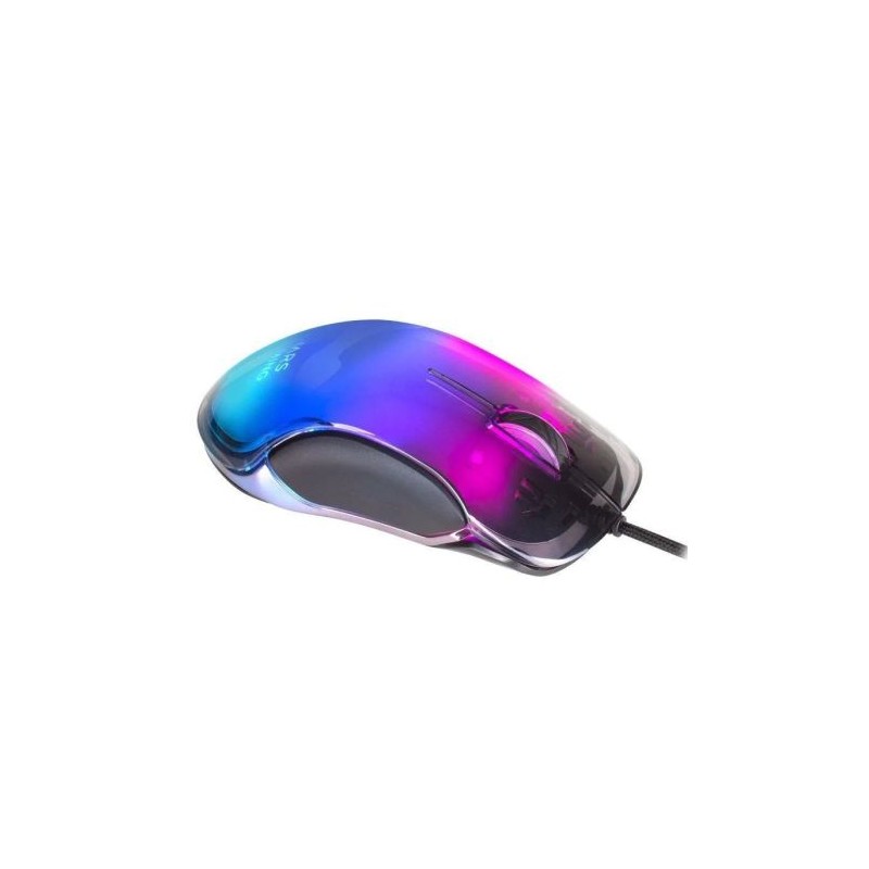 Ratón Gaming con Cable MARS GAMING MMGLOW - USB · 12800DPI · Negro