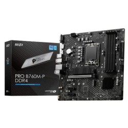 Placa Base MSI Pro B760M-P - Socket 1700 · DDR4 · MicroATX