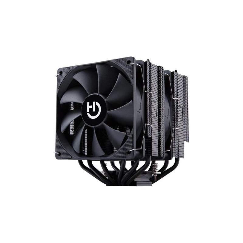 Ventilador con Disipador PC HIDITEC C20 Pro - 12cm · Negro