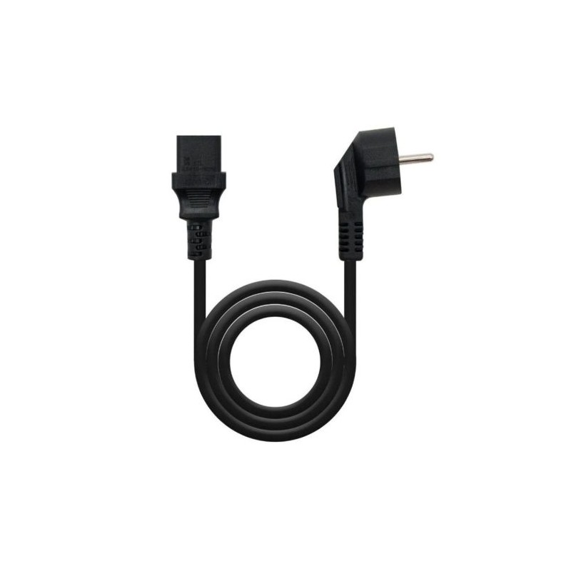Cable de Alimentación CEE7/M a C13/H - 2m · Negro