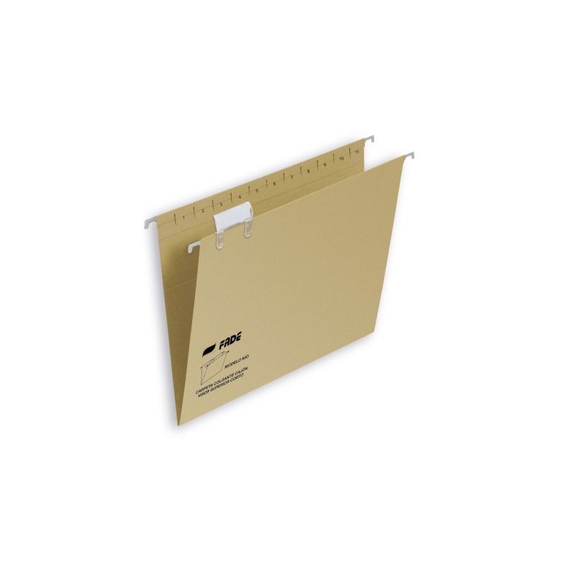 Carpeta Colgante FADE - A4 · Kraft · 220gr · 50 Unidades