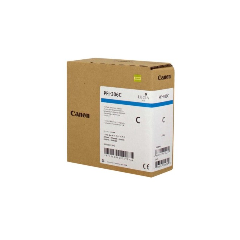Cartucho  Original CANON PFI-306C Cian - 6658B001  [ML-330]