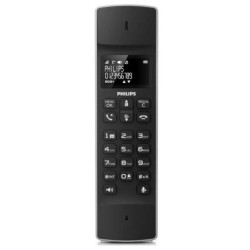 Teléfono Inalámbrico PHILIPS M4501B/34 - Agenda 50 Contactos · Negro