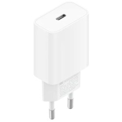 Cargador de Pared XIAOMI Mi - 20W · USB Tipo C · Blanco