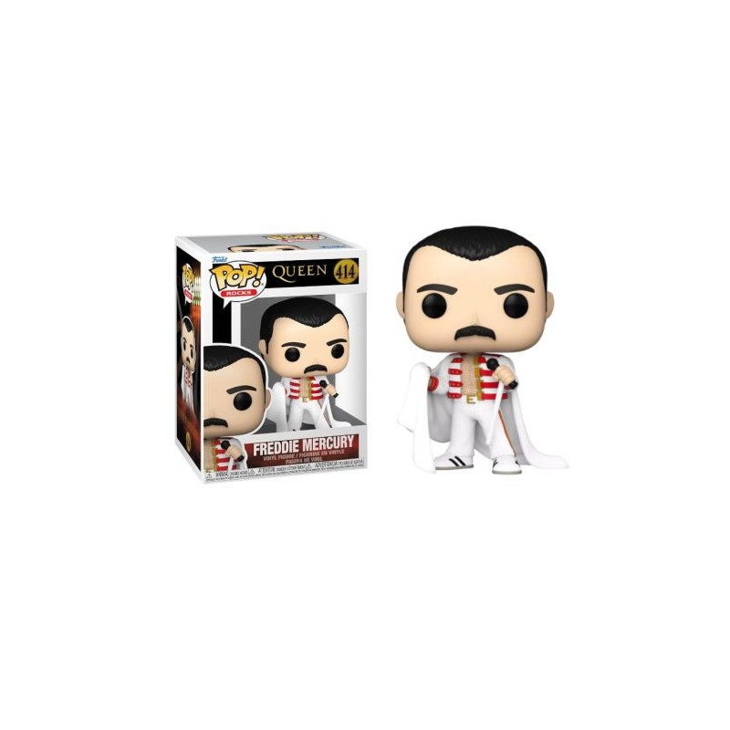 FUNKO POP Freddie Mercury con Capa 414 - Queen - 889698753746