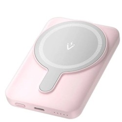 Powerbank Inalámbrica VENTION FHSP0 - 5000mAh · USB Tipo C · Rosa