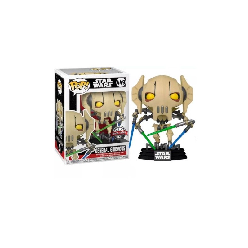 FUNKO POP General Grievous 449 - Star Wars Edición Especial - 889698561396