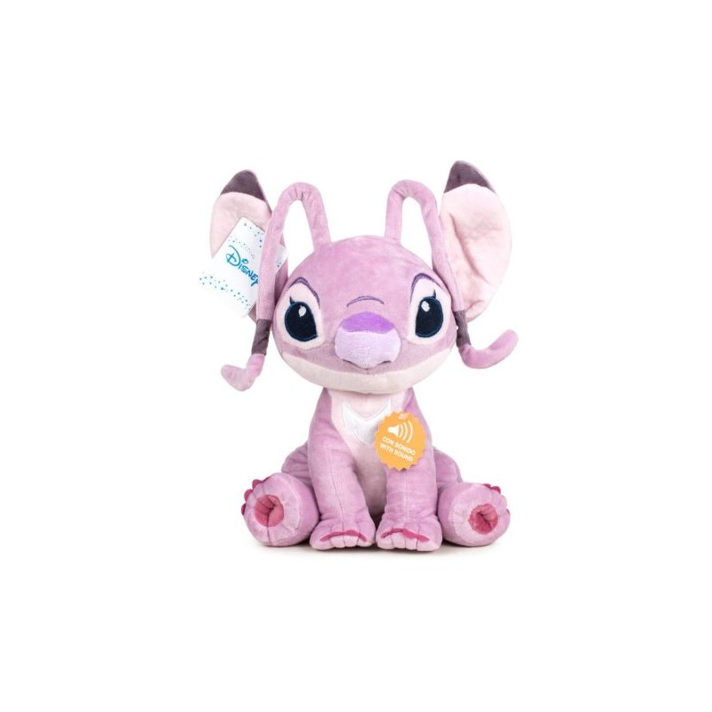 Peluche con Sonido DISNEY - Angel Stitch · 30cm