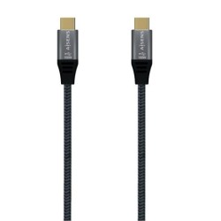 Cable USB 3.2 Tipo C/M a USB Tipo C/M - 2m · Gris
