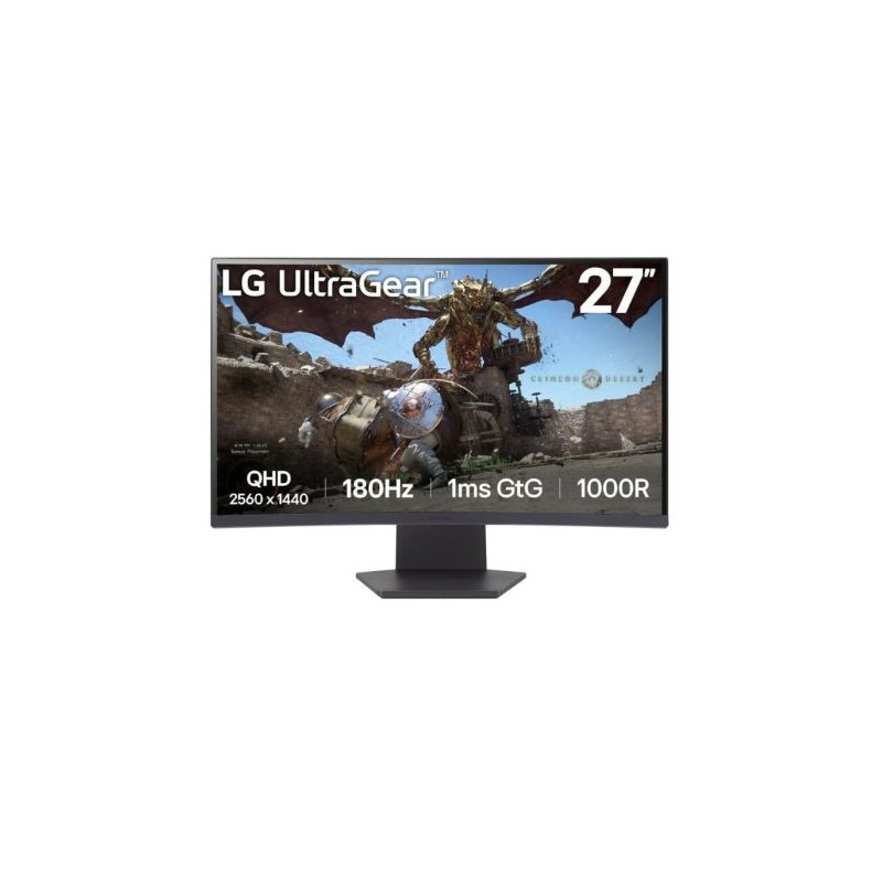 Monitor Curvo LG 27GS60QC-B  - 27 QHD · HDMI · Negro