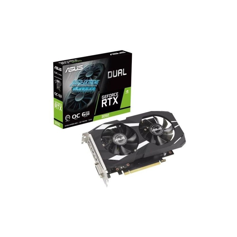 Tarjeta Gráfica ASUS Dual Geforce RTX 3050 OC 6GB GDDR6 - 90YV0K60-M0NA00