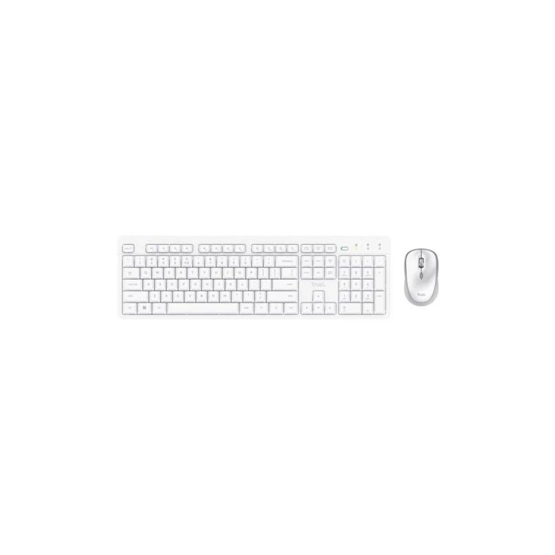Pack Inalámbrico TRUST Ody II - USB · Teclado y Ratón · Blanco