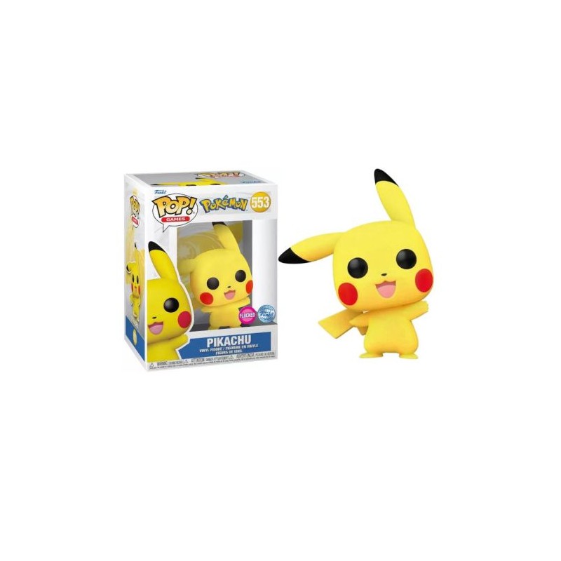 FUNKO POP Pikachu 553 - Pokémon Edición Especial Terciopelo - 889698624695
