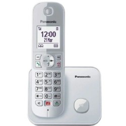 Teléfono PANASONIC KX-TG6851SPS - Botón de Call Block · Plata