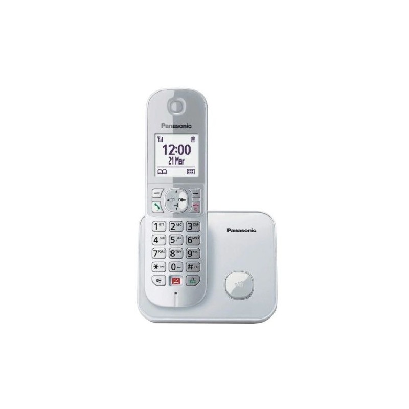 Teléfono PANASONIC KX-TG6851SPS - Botón de Call Block · Plata