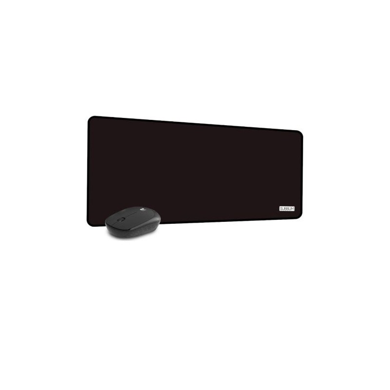Alfombrilla de Ratón SUBBLIM SUBMP-03HP001 - 800xm00x2mm · Neopreno · Antideslizante · Negro